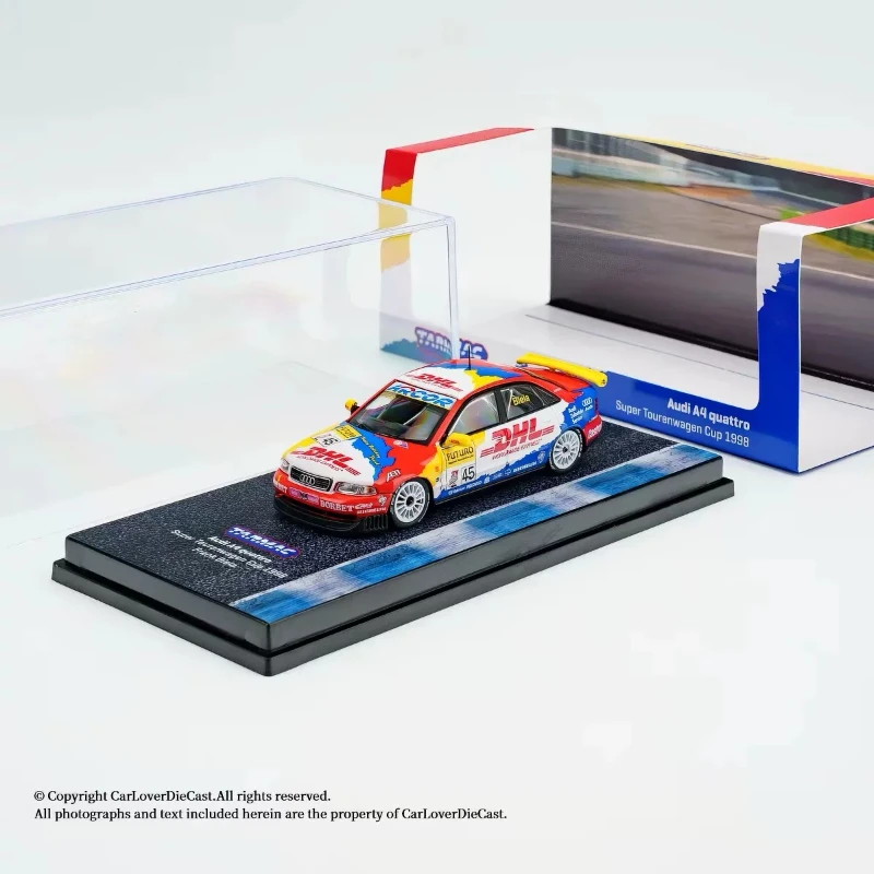 In Stock: 1:64 New Product A4 Quattro Alloy Cast Automobile Model, Limited Edition, Gift, High-end Decorative Piece