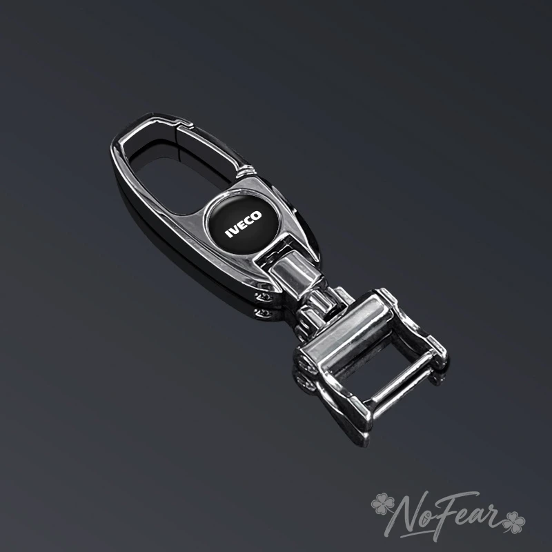 Llavero metálico con emblema de coche para IVECO LOGO DAILY IV V VI Van Daily S-WAY T-WAY X-WAY DAILY 4X4 Accesorio