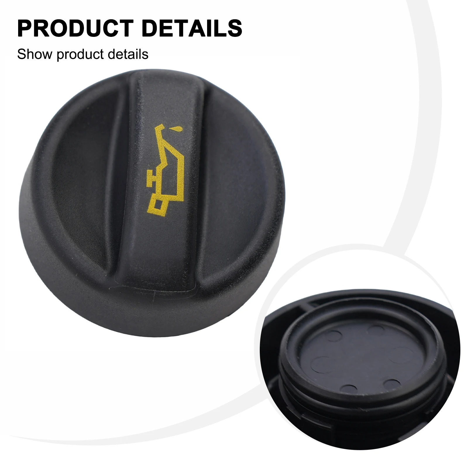 For 208 For 207 Filler Cover Oil Filler Cap Office Outdoor 1 Pc Black 9670015080 Accessories Easy Installation