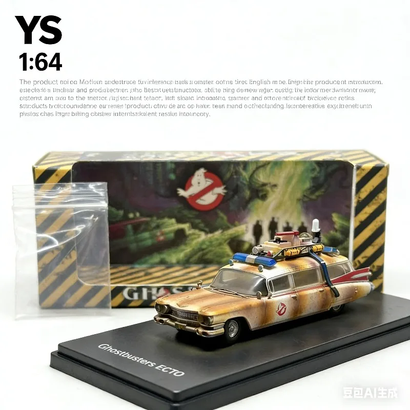 

YS 1:64 Cadillac Ghost Ghost Car Simulation Static Alloy Car Model, Boys' Toy, Adult Collection Decoration Item.