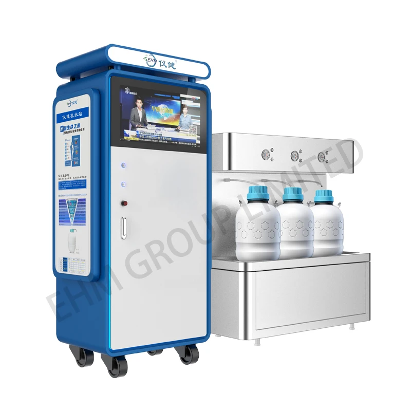 Wholesale Multifunctional Quality Large Community Water Station Alkaline Hydrogen Water Ionizer hydrogen Vending station