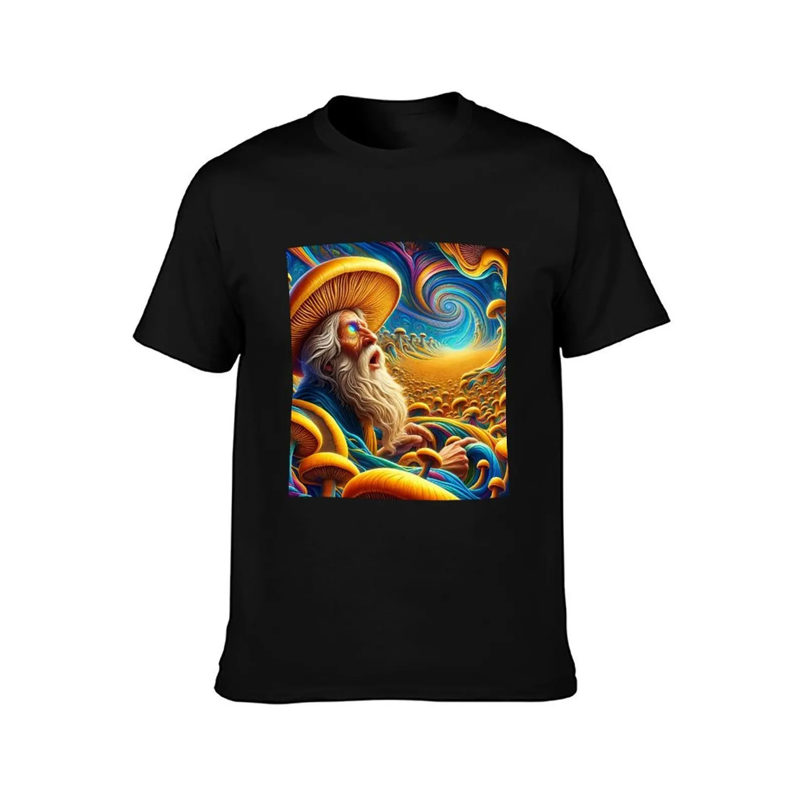 Admiring the sky during a day trip T-Shirt, Summer Casual Cotton Tee, Oversized Streetwear Tops, Vintage Graphic Print