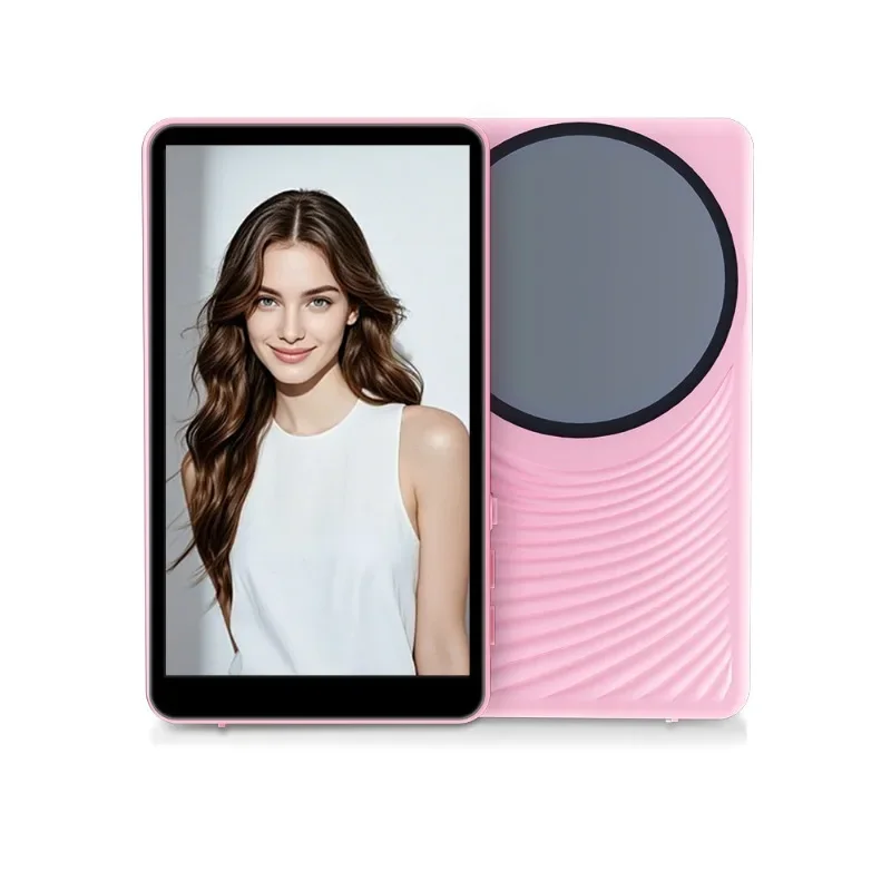 Magnetic selfie display screen splitter, rear video wireless screen projection magnetic attraction