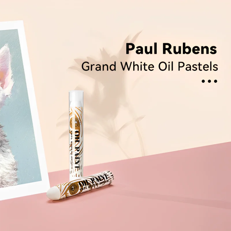 Imagem -06 - Paul Rubens Giz Pastel a Óleo Branco Não Tóxico Macio Super Grande Cores Pastel para Esboçar Decoração e Pintura