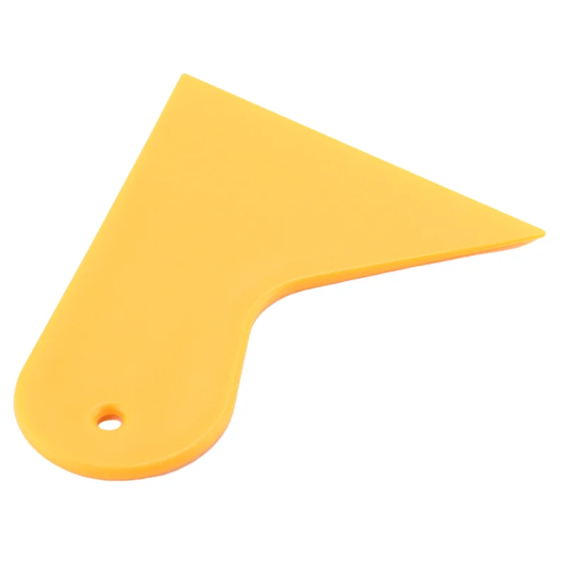 

Пластиковый желтый автомобильный наклейка на окно автомобиля, пленка, скребок, инструмент для очистки