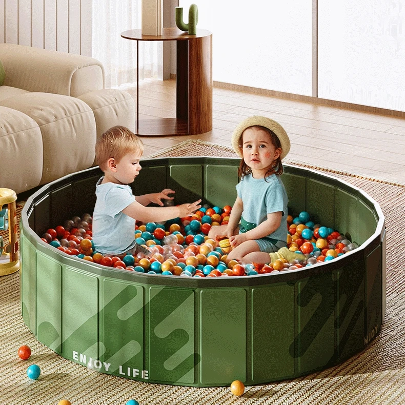 Party Games Kid Friendly - Piscina Grande Dobrável para Crianças e