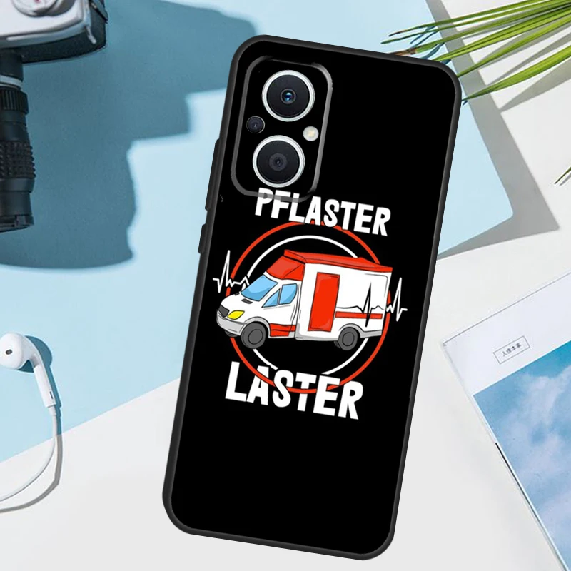 غطاء إسعاف EMS EMT للمسعف لهاتف OPPO Reno 14 F 12 11 10 13 Pro 11F 12F 13F 7 8 Lite OPPO Find X8 X6 X5 X9 Pro #6