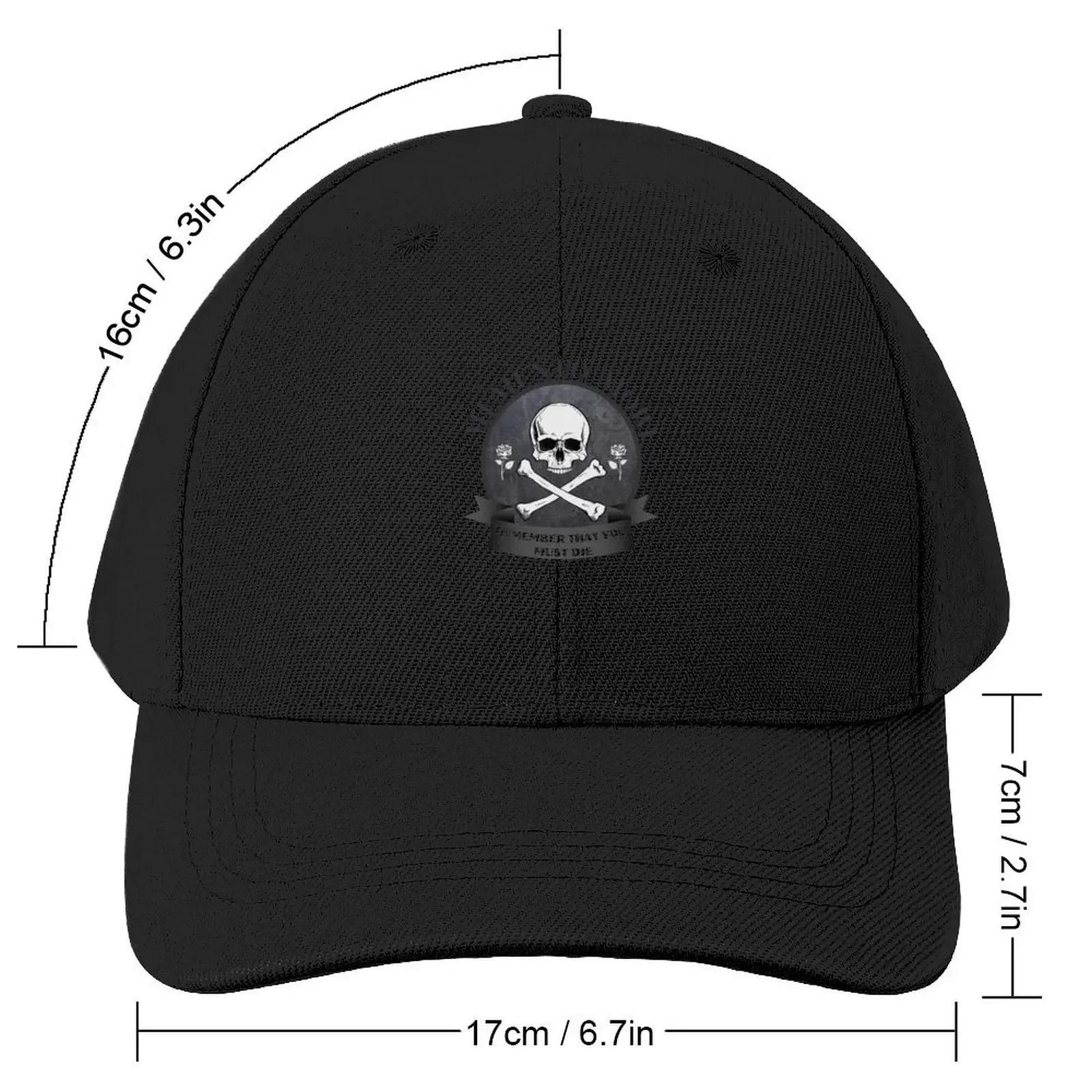 Memento Mori Baseball Cap Hat Baseball Cap Hat Man Luxury Golf Cap Men's Luxury Women's