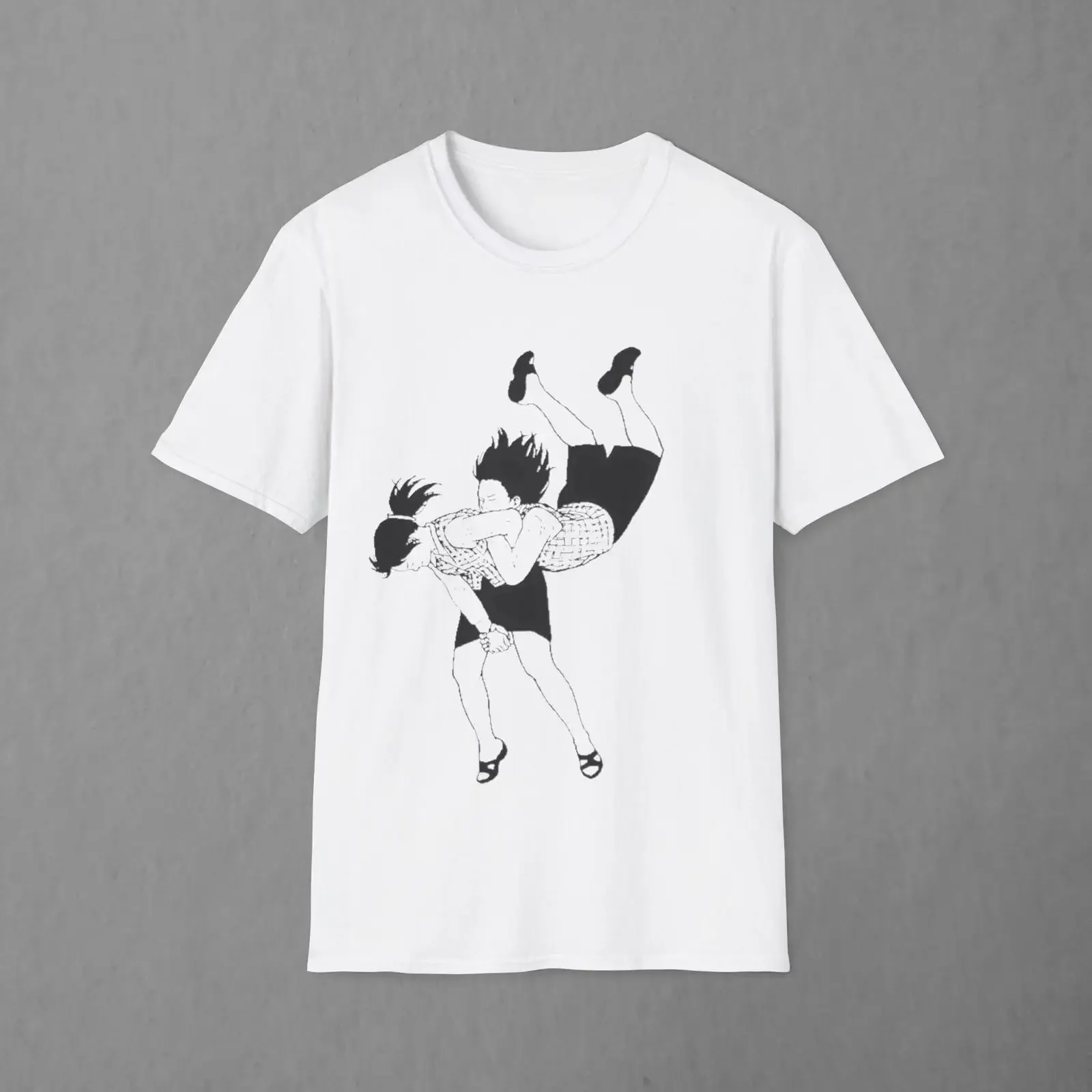 SUPLEX sofT T Shirt alternative alt punk grunge clothing schoolgirl japanese vintage Washed Unisex Stretched Versatile Soft