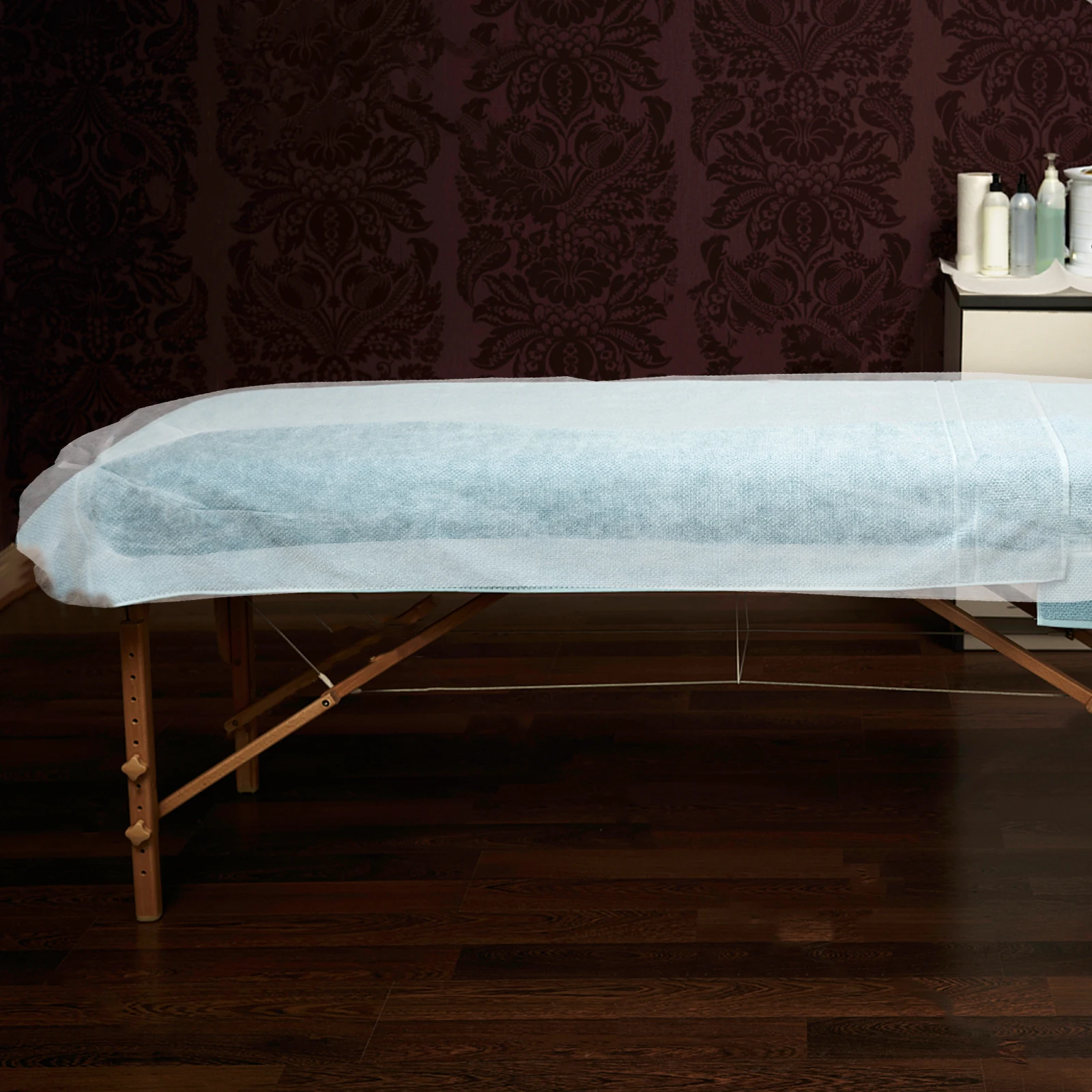 

10pcs Disposable Bed Sheets 220x90cm White Non-woven Massage Table Covers Spa Salon Accessories Single Use Hygienic