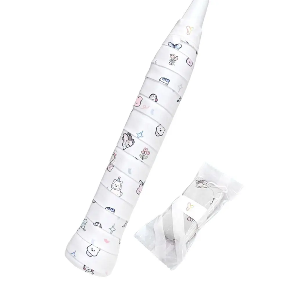 

Shock-Absorbing Badminton Racket Tape Wear-resistant Soft Sweat-Absorbent Grip Tape Anti-Slip Cartoon