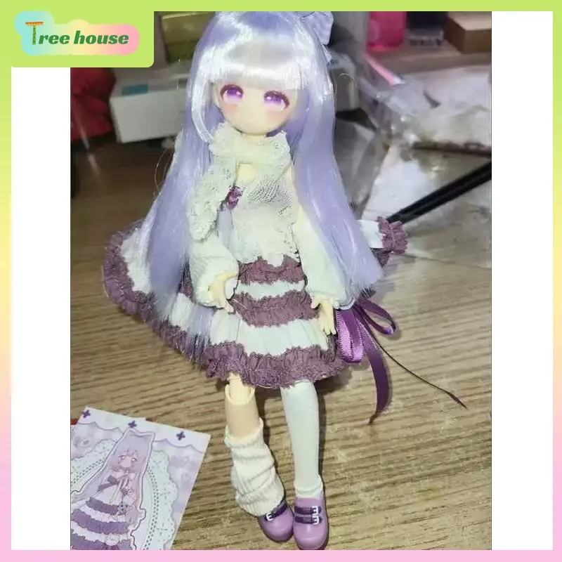 Оригинальная коллекция Wuyu: BJD-фигурка Four Seasons Cafe Tale в закрытой упаковке — с индивидуальной прической, для настольного размещения и в качестве модного подарка-игрушки