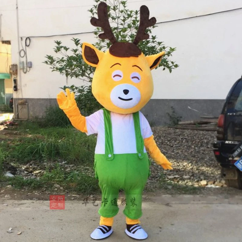 Christmas Moose Mascot Adult Costume Mascot Costumes Cosplay Costumes Sale Apparel