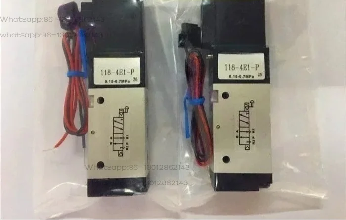 Original genuine solenoid valve 118-4E1-P-DC24V plug type
