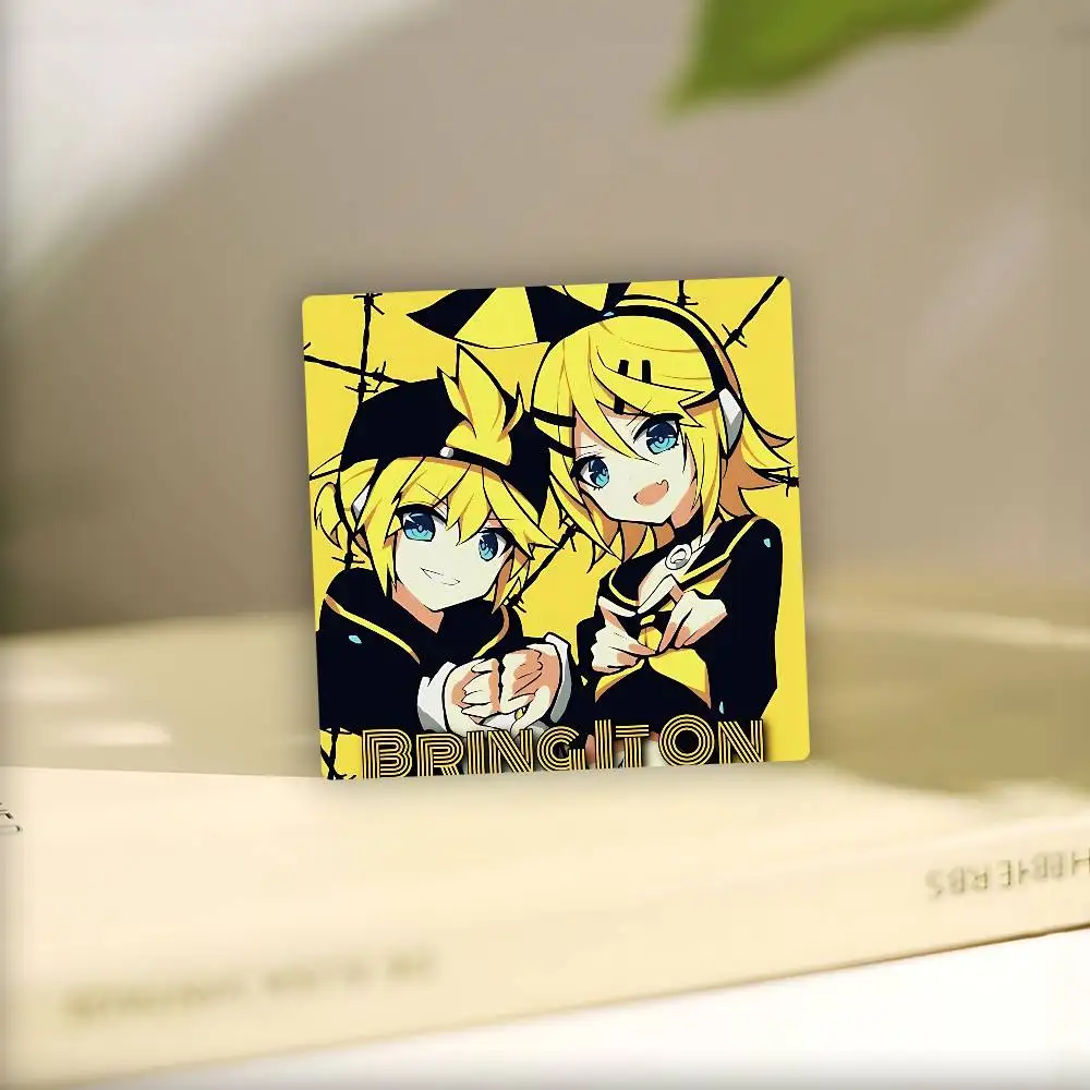 Кагаминес аниме Рин Ленс фоторамка фото магниты на холодильник магнитные наклейки на холодильник семья друзья дети подарки для домашних животных