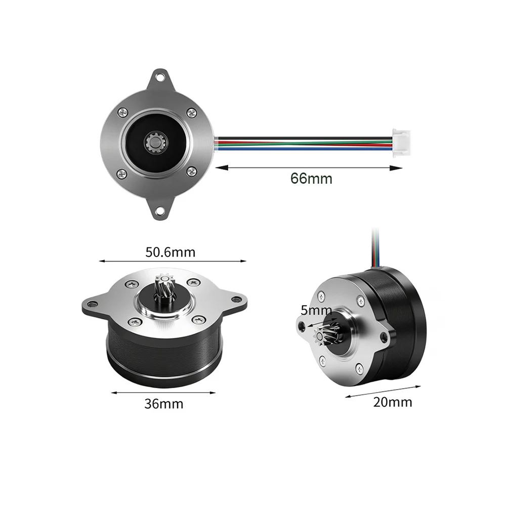 For Bambu Lab X1/P1 Series Extruder Motor 36 Circular Stepper Motor 9 Tooth Helical Gear for Bambulab X1/X1C/P1P/P1S For 3d part