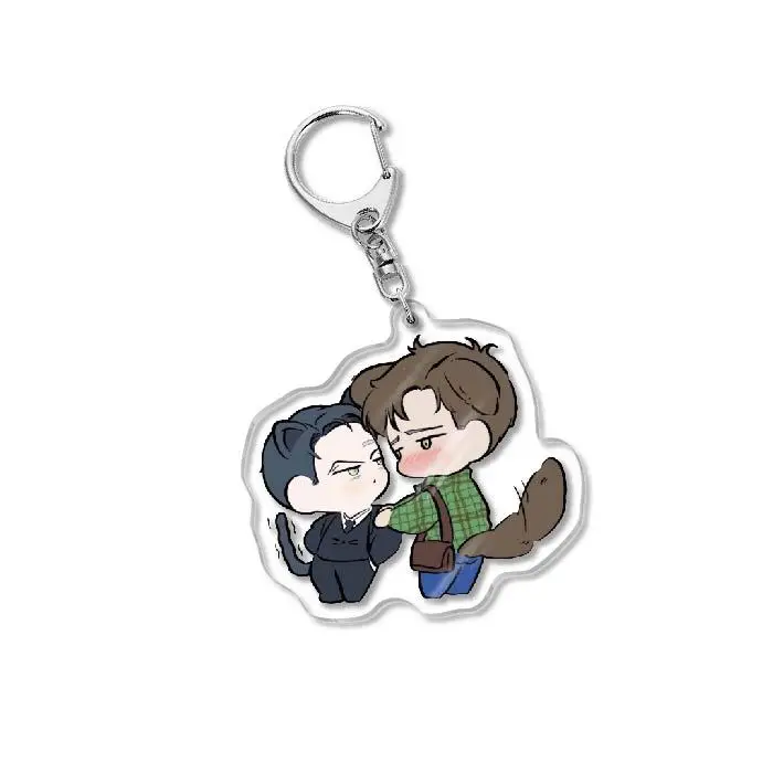 Under the Green Light Matthew Raynor Acrylic Keychain Couple Bag Pendant Charm For BL Fans Gift Backpack Pendant New Key Ring view 4