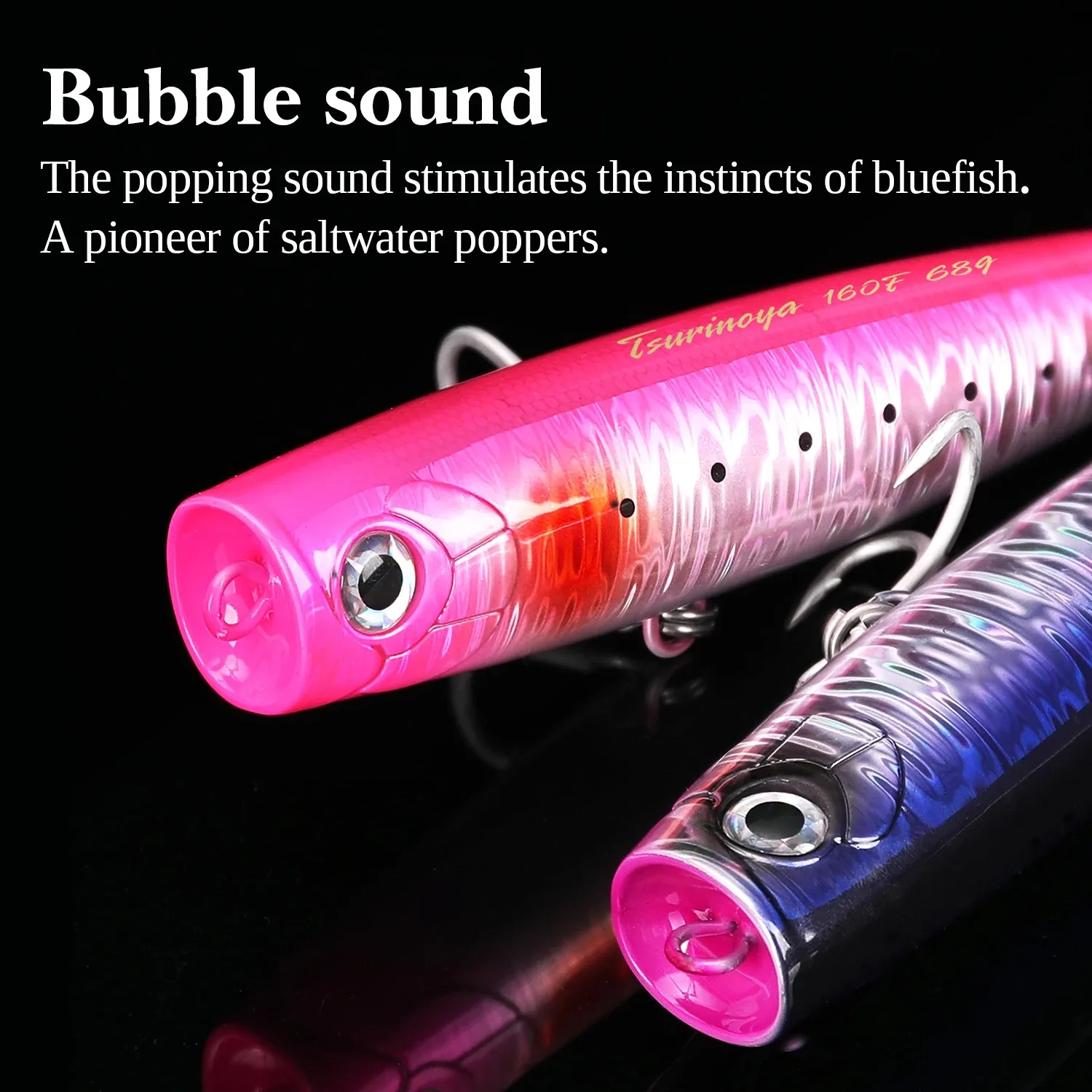 tsurinoya-160mm-68g-isca-artificial-flutuante-topwater-popper-160f-para-pesca-oceanica-de-atum-gt-com-anzois-incluidos