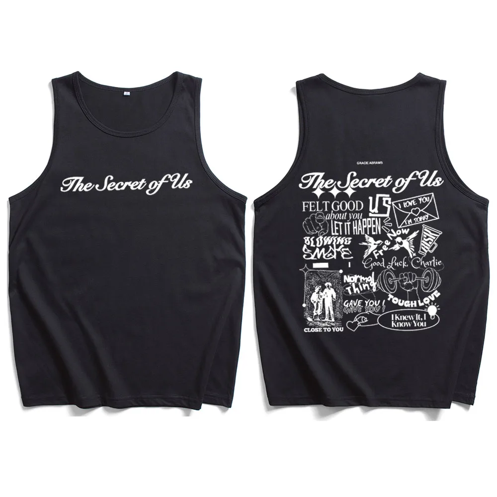 Gracie Abrams The Secret of Us Music Vest Gracie Abrams Merch Men Women Streetwear Tank Tops