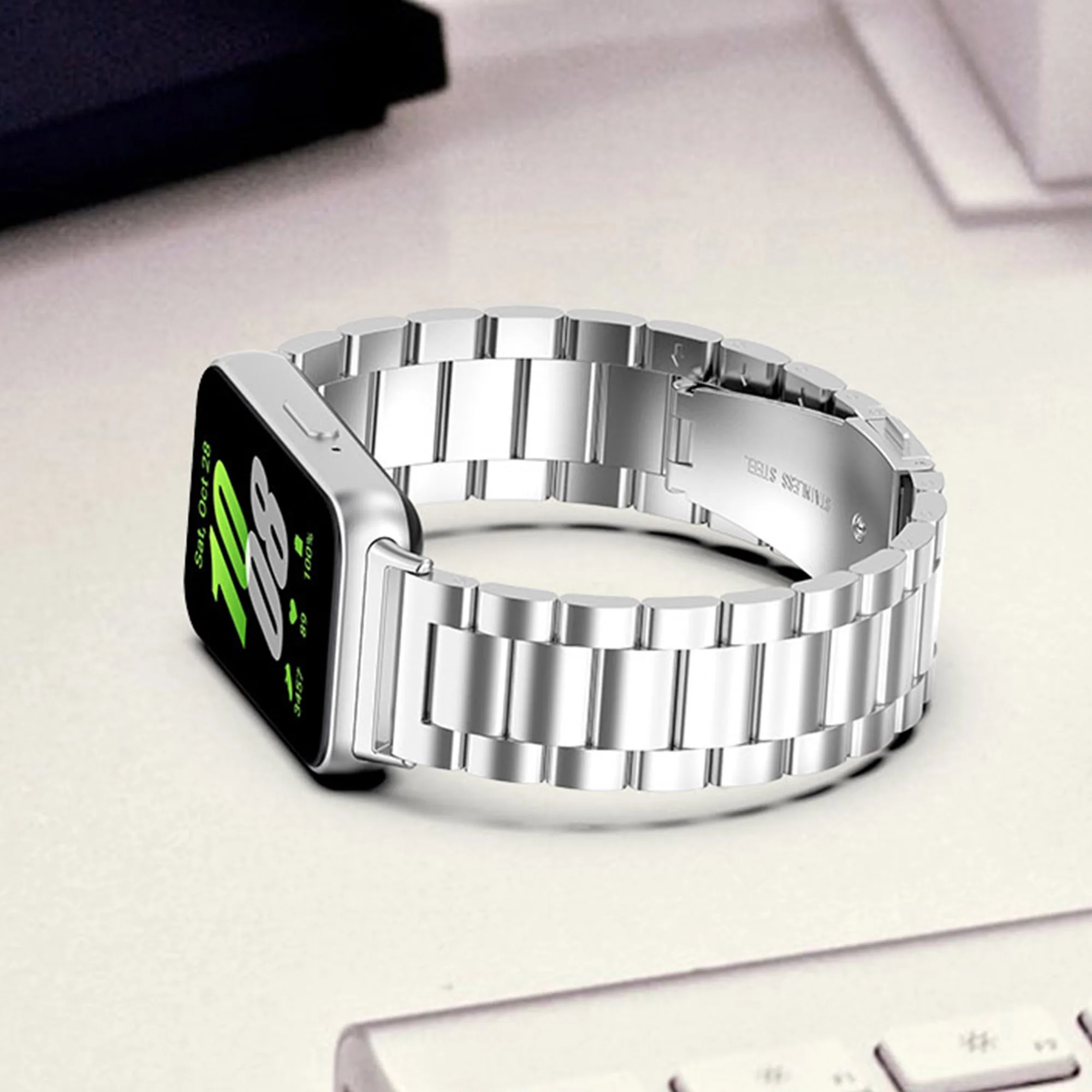 

Ремешок из нержавеющей стали для Samsung Galaxy Fit 3, аксессуары, новинка 2024, металлический браслет, ремешок для Samsung Galaxy Fit3 Band