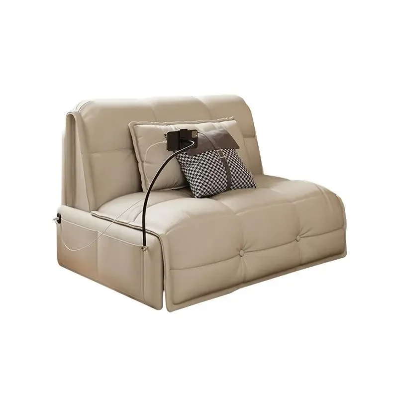 Electric sofa bed remote control, folding single multi-functional living room high-end small apartment