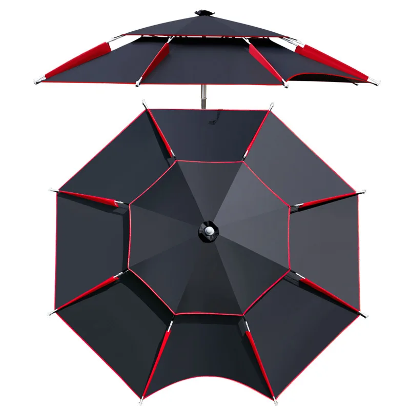 

Outdoor Fishing Umbrella Camping Double-layer Beach Umbrella Sun protection Waterproof Patio Umbrellas