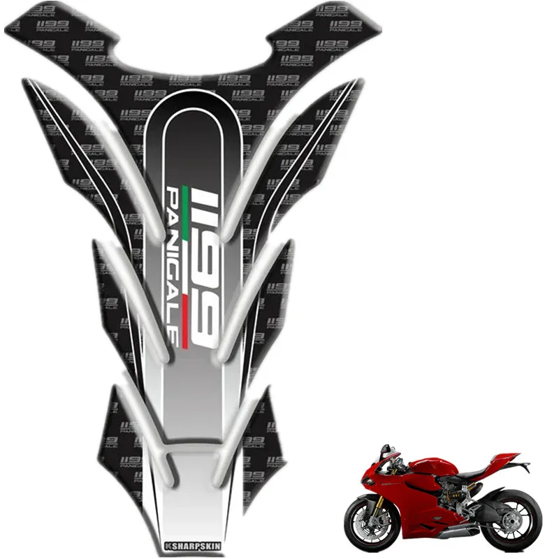 

Для DUCATI 1199 защитная накладка на бак мотоцикла 3D гелевая наклейка Decal - A