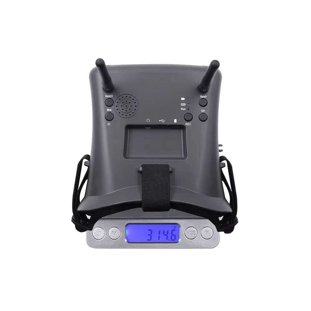 نظارات GEPRC VRG1 لطائرة بدون طيار FPV ملحقات نظارات إصدار DVR مثبتة على الرأس 5.8G 40 قناة نقل الصور لـ RC التناظرية #6