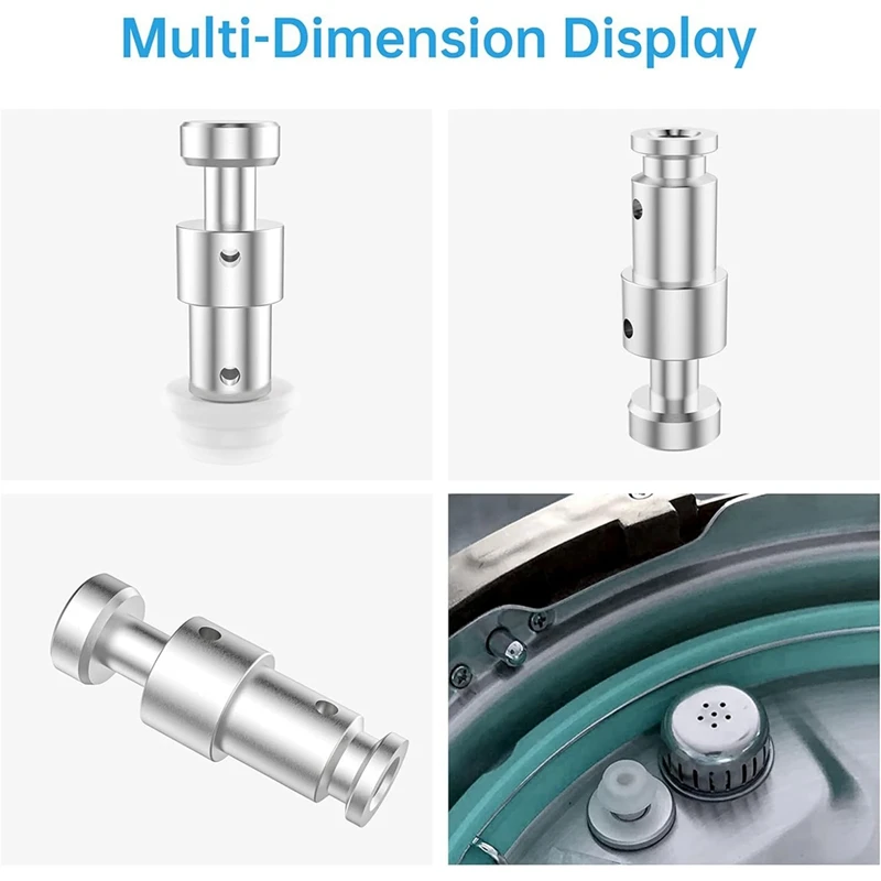 Valvola a galleggiante per sostituzioni di pentole istantanee con 10 guarnizioni sigillanti in Silicone Premium-Duo 3, 5, 6 Qt, Duo Plus