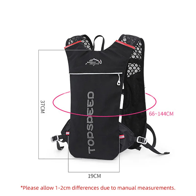 5L Breathable Vest Trail Running Bag Backpack Lightweight Male Female Teen Cycling Jogging Marathon Riding Bike Climbing Leisure