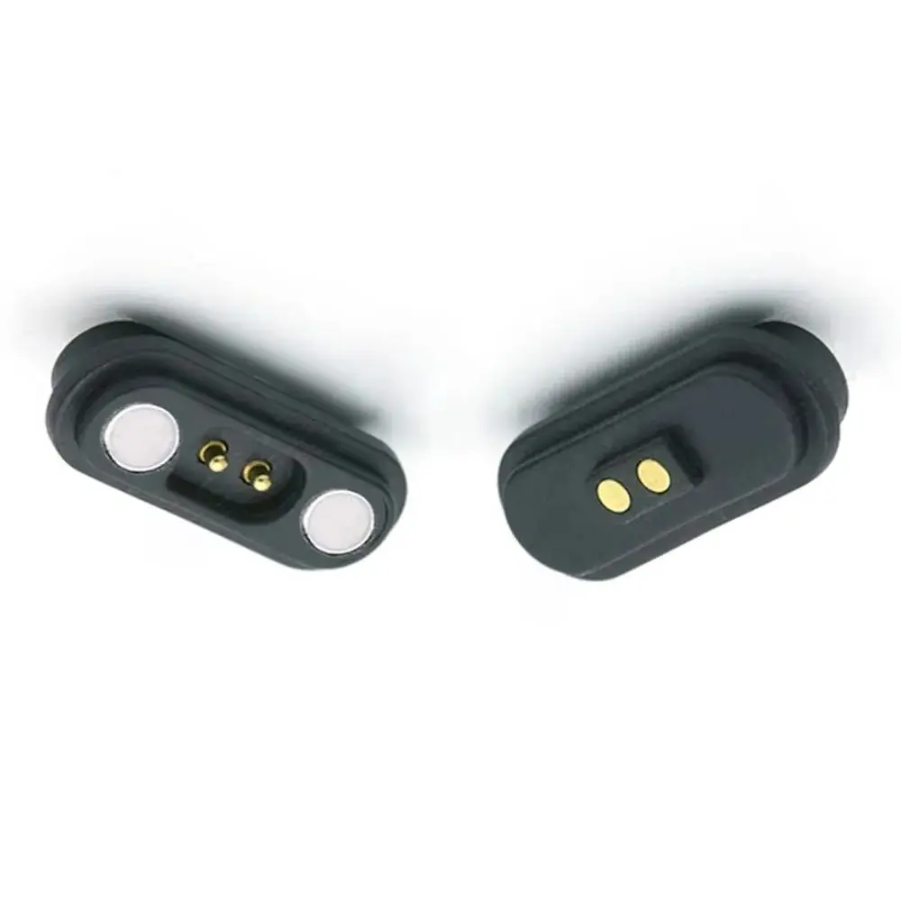 5PCS 2A12V Waterproof Magnetic PogoPin Connector 2Pin Male Female 2.8 MM Spring Loaded High Current 2P DC Power Socket