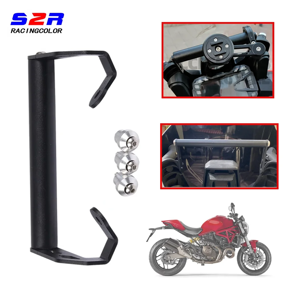 

Motorcycle Phone Holder Stand Support GPS Navigation Bracket For DUCATI MULTISTRADA 950 950s 1200 1200s 2015 - 2021 1260 1260s