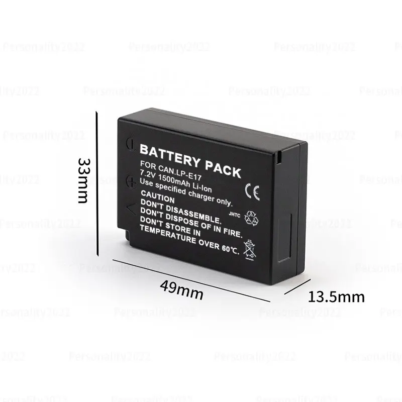 LP E17 LP-E17 Batteries for Canon EOS 750D 760D 800D 850D 200D 200DII 77D T6i T6s T7i RP R8 R10 M3 M5 M6 LPE17 Camera Battery