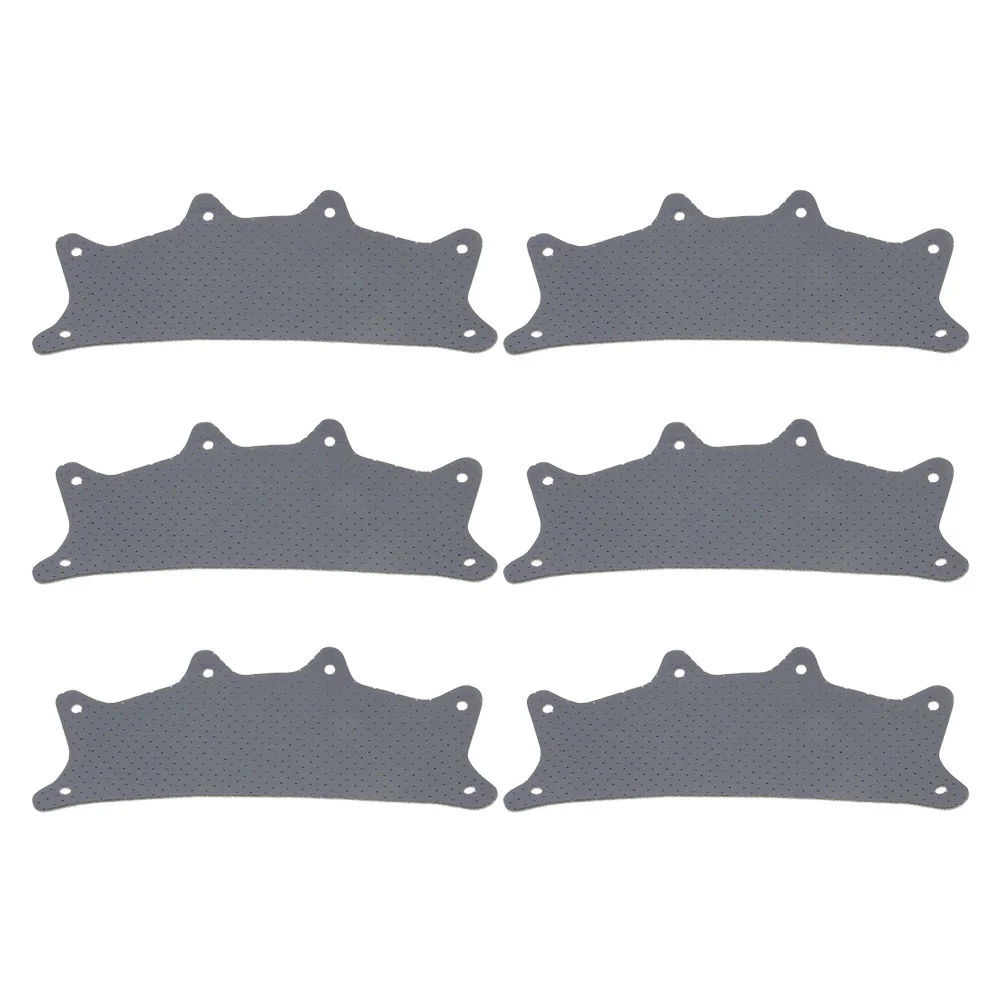 6 Pcs Hard Hat Sweatband Monitor Stand Water Heater Valve Silverware Cutlery Holder Pads Padding Inserts Washable