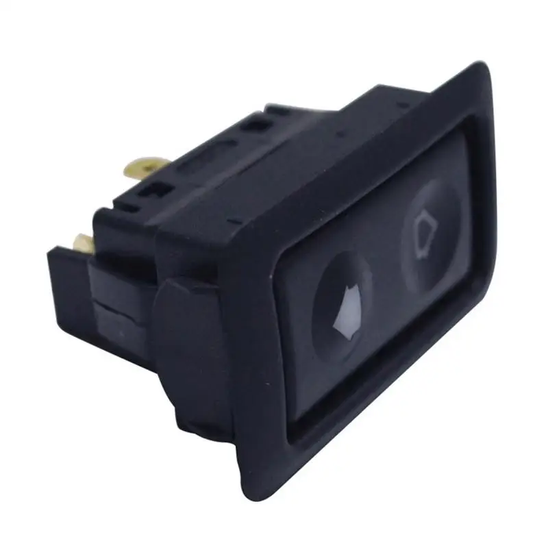 DC12V / 24V 6 Pins 20A Auto Car Power Window Switch Lifti​ng Switch Momentary Electric Illuminated Window Replacement