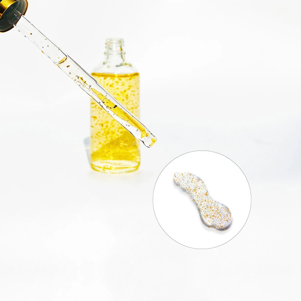 100ml 24Kゴールドエッセンス プライベートラベル ヴィーガン 長時間保湿 しわ対策 カスタムロゴ メイクアップ 卸売