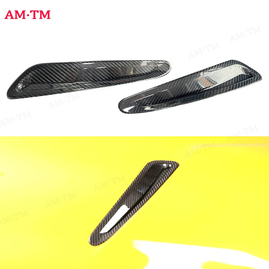 

For Toyota Supra A90 A91 Carbon Fiber/Forged Carbon Hood Vent Tuyere Side Fender Intakes Air Vents Trim Cover Caps Body Kit