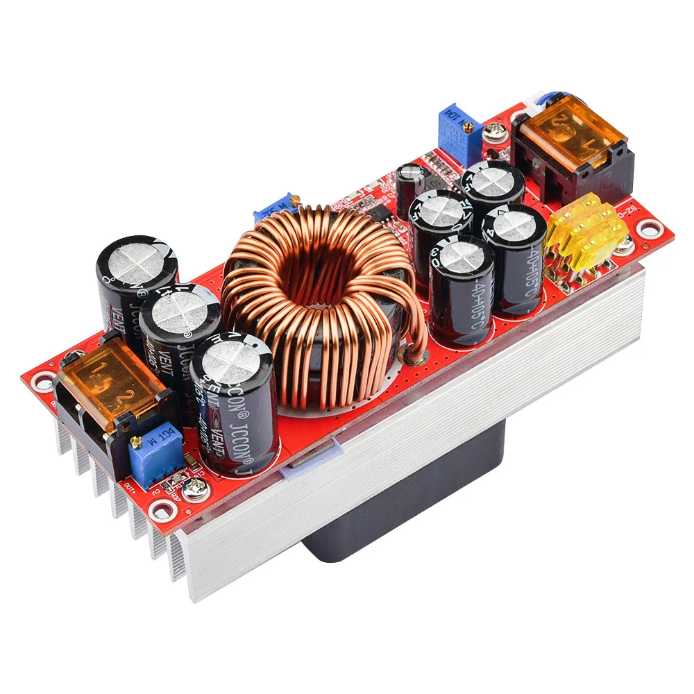 1800W 40A konwerter DC-DC Boost o dużej mocy moduł zasilacza 10-60V do 12-90V moduł z regulowanym napięciem