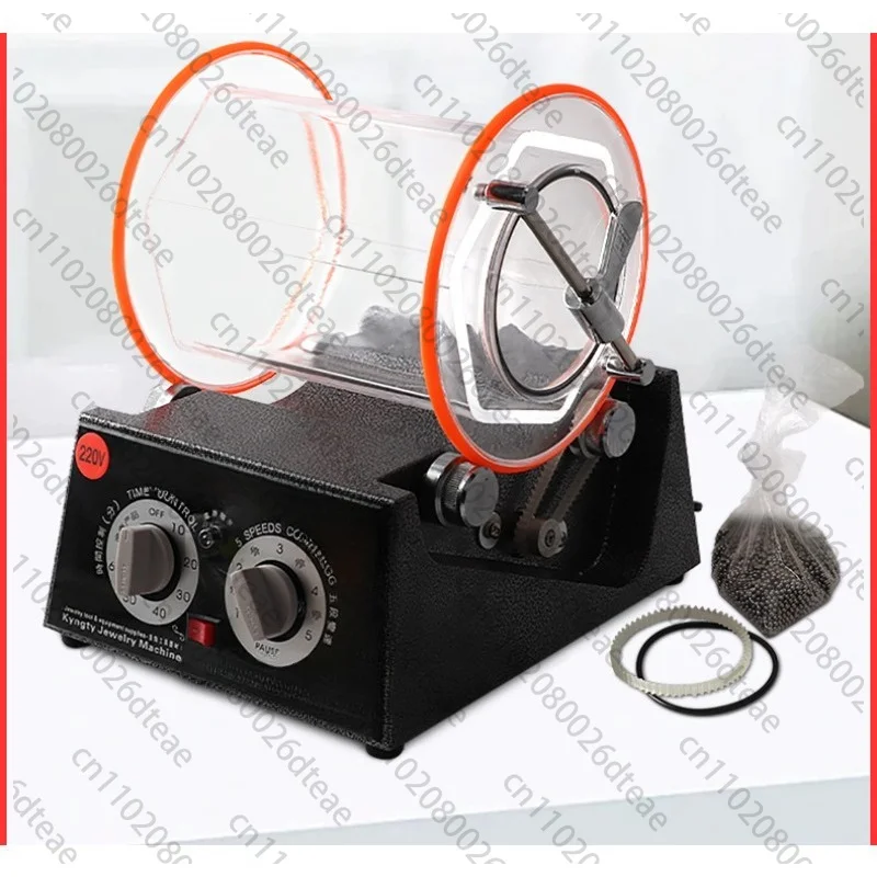 220V Mini Rotary Tumbler Gold Jewelry Equipment For Polish Machine Rotary Rock Tumbler Metal Polishing Machine