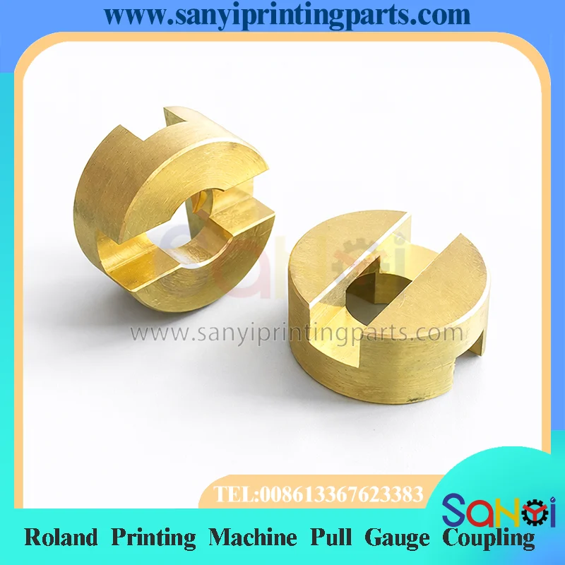 1 Piece Roland Pull Gauge Coupling Connecting Copper Block For R700 Prinitng Machine Parts