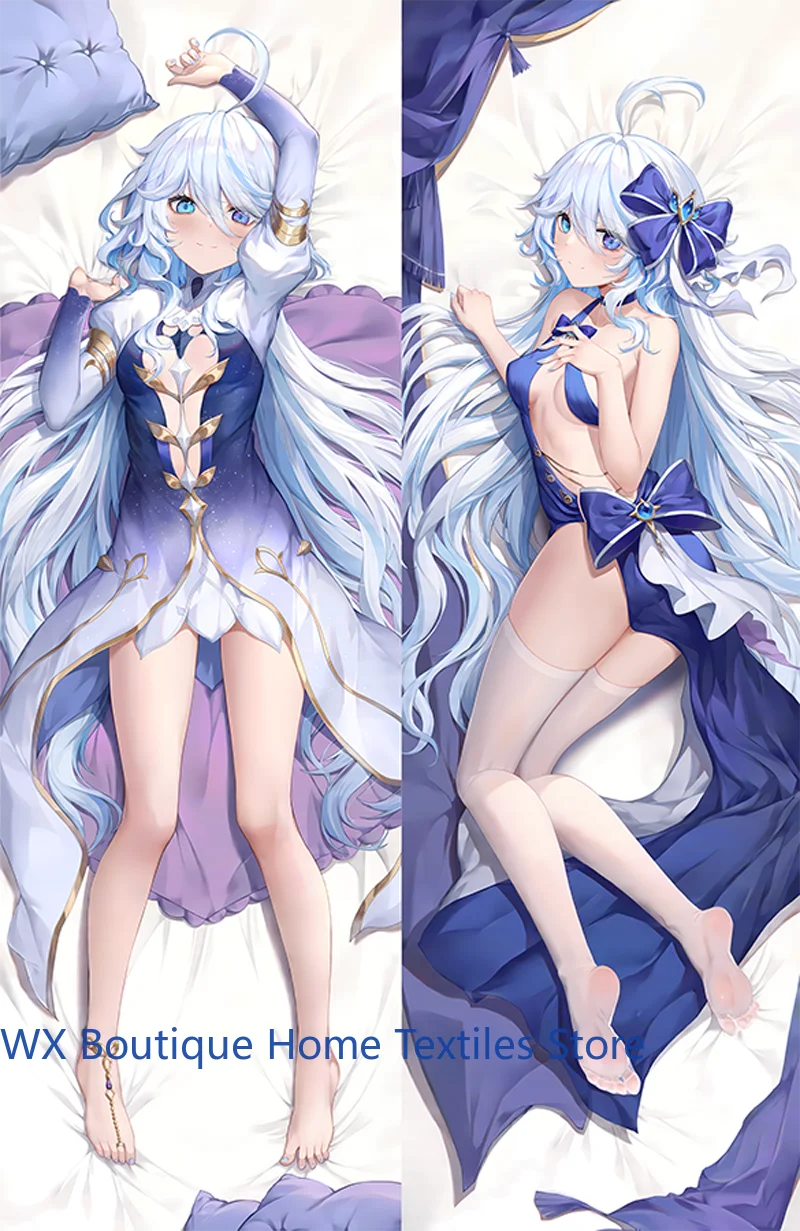 

Genshin Impact Focalors Косплей Аниме Dakimakura обнимающая наволочка для тела наволочка