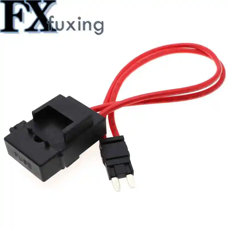 Universal Car Lighter BX2017 Female Socket Small Mini Car Circuit Fuse Box Collector Charger Cable for GPS Dash Cam Fuse Holder