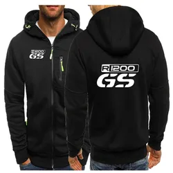 GS R1200 Men's Half Zipper Hoodies Motorcycle Adventure R1200 GS GS Sweatshirt R 650 800 1150 1200 Motorrad F1 Flag Men Hooded