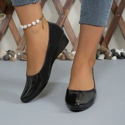 Fashionable/Casual Shallow-mouth Single Shoes Flat-soled Heel Outer Sandals Solid Color Women's Shoes Summer New Women's Sandals