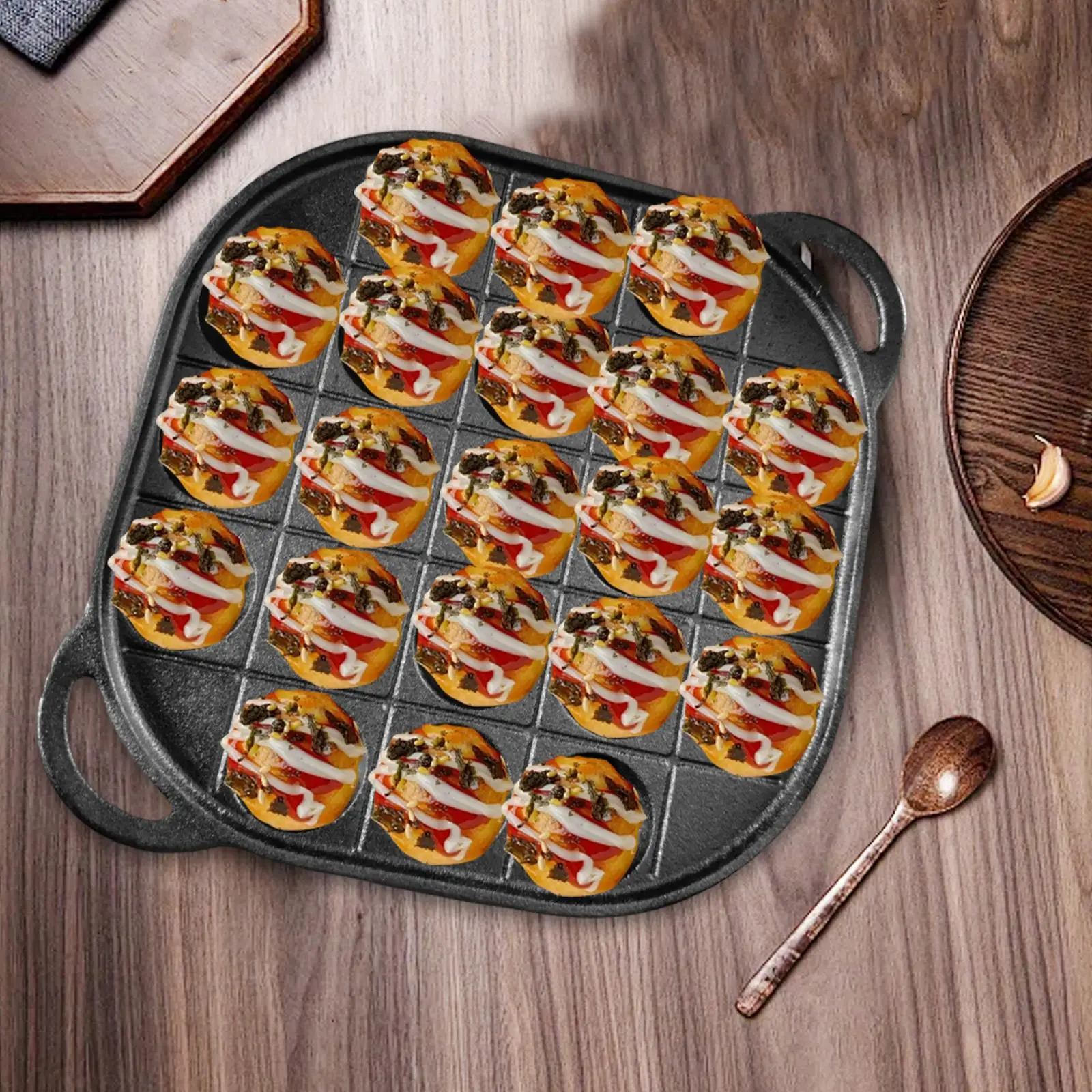 

Takoyaki Maker Pan Cooking Utensils Oven Cast Iron Octopus Balls Maker Cooking