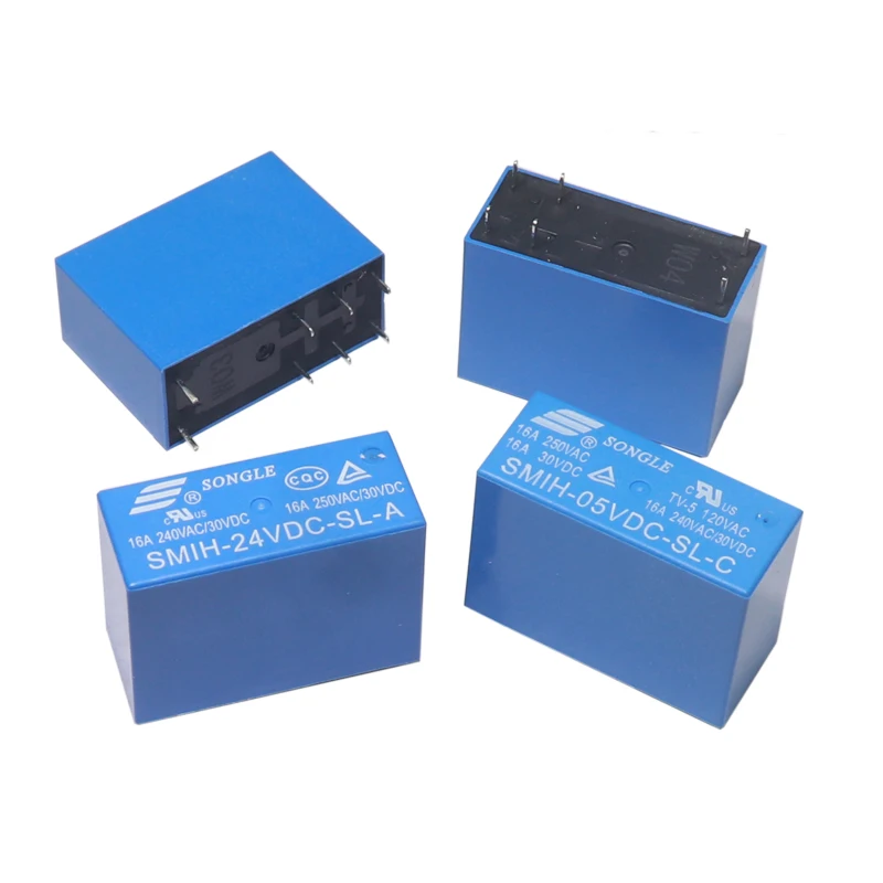 【2PCS】SMIH-05VDC-SL-C SMIH-12VDC-SL-C SMIH-24VDC-SL-C 5V 12V 24V 16A 6PIN Original Relay SMIH-05VDC-SL-A