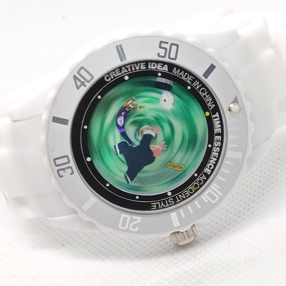 Quartz Watch originality design Comic characters Elderly Reading Funny