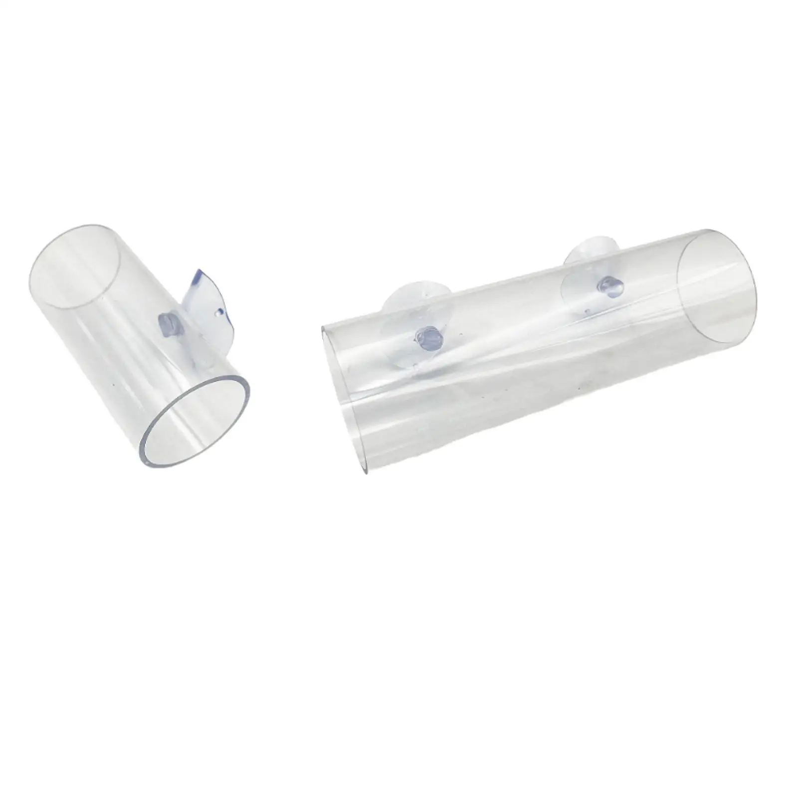 واضح بيتا أنبوب السمك نفق مخبأ لعبة شفافة مثيرة للاهتمام للراحة اللعب خزان الأسماك الملحقات المأوى مراقبة أفضل