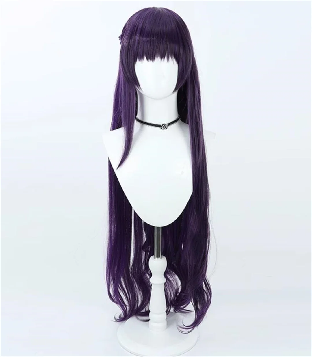 Cosplay Project Sekai Colorful Stage Mafuyu Asahina Wig 25-ji Nightcord Anime game party long straight purple wig 100cm