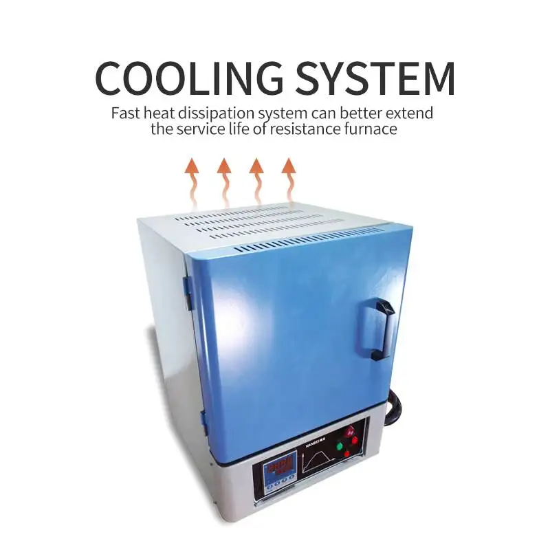 1700-Degree Electric Muffle Furnace, High-Temperature Bronze Smelting Induction Furnace For Industrial Use